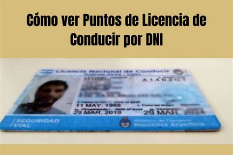 Cómo ver Puntos de Licencia de Conducir por DNI BlogFoco