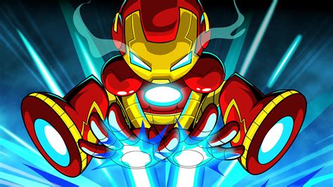 Iron Man Cartoon Wallpaper - Iron Man Wallpaper 4k (#126204) - HD ...