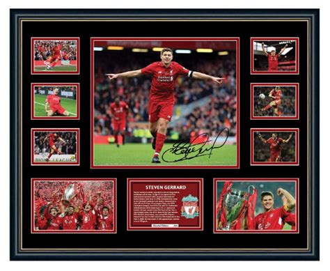 Steven Gerrard Liverpool FC Signed Limited Edition Memorabilia Etsy