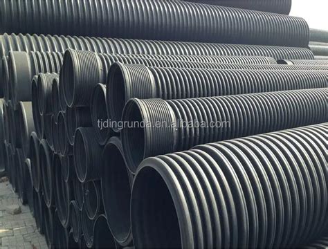 Large Diameter Inch Plastic Hdpe Double Wall Corrugated Drainage