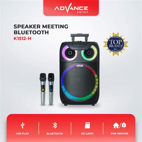 Speaker Advance K H Bluetooth Portable Inch Mic Wireless