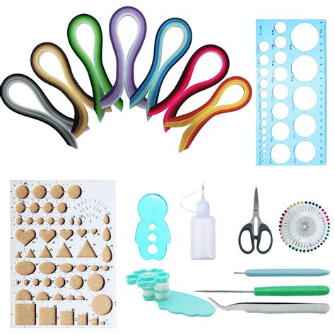 Woohome Quilling Supplies Paper Quilling Kits With Quilling Tools