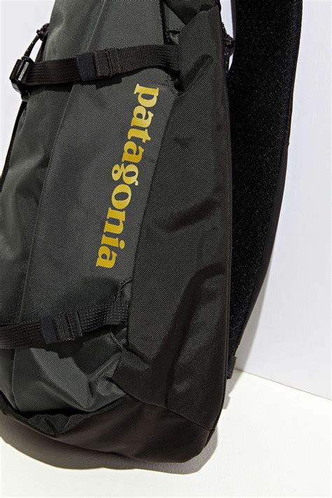 Patagonia Atom 8l Sling Bag In Grey Black For Men Lyst