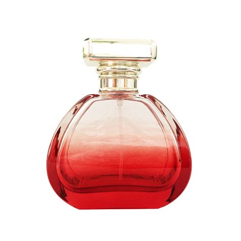 Gradient Color Perfume Bottle Redpurple Glass Bottle Cologne Bottles