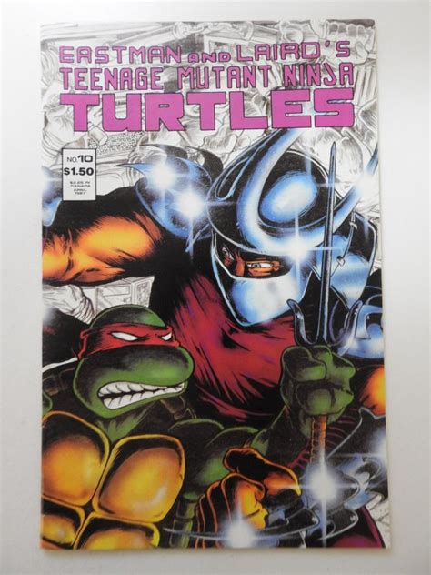 Teenage Mutant Ninja Turtles 10 1987 Sharp Vf Condition Comic