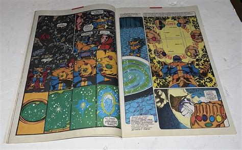 The Infinity Gauntlet By Jim Starlin Marvel Comics Thanos Vf Nm