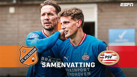Samenvatting Fc Volendam Psv Gemist Kijk Het Hier