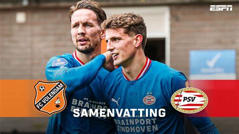 Samenvatting FC Volendam PSV Gemist Kijk Het Hier