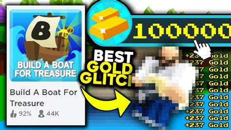 Claim Gold Using This Glitch Build A Boat For Treasure