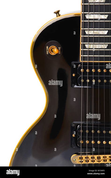 Electric Guitar Close Up Musical Background Stock Photo Alamy