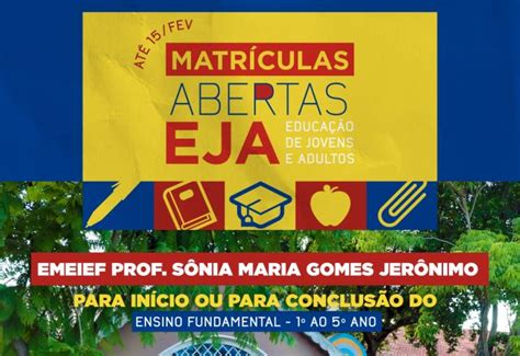 Not Cia Tup Est Matr Culas Abertas Para A Educa O De Jovens E