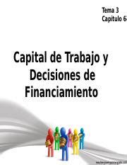 Capitulo Capital De Trabajo Y La Decision Financiera Ppt Tema