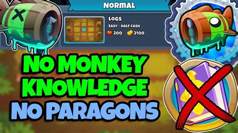 Bloonarius Normal Tutorial No Monkey Knowledge Logs Btd Youtube