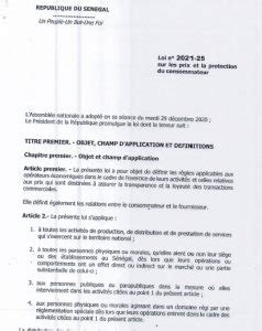 Loi Sur Les Prix Et La Protection Du Consommateur MINCOM