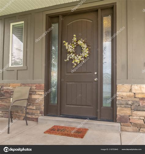 Wood Front Door With Sidelight