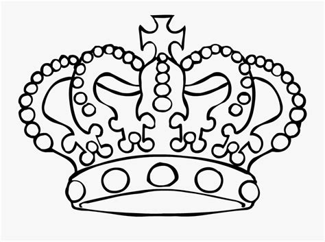 Queen Crown Clipart Printable - Crown Tattoo Design Outline , Free ...