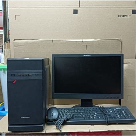 Jual Paketan PC Rakitan I5 4590 Ram 8GB SSD 256GB Monitor 19 Inch