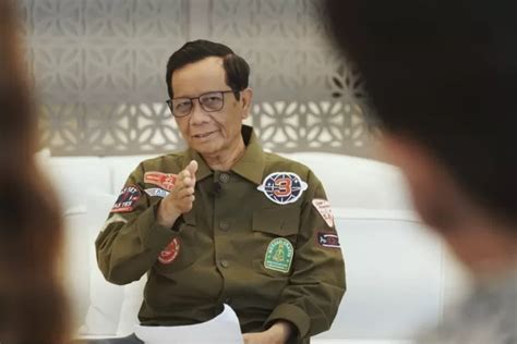 Mahfud MD Resmi Mundur Dari Menko Polhukam Kabinet Jokowi Surat Akan