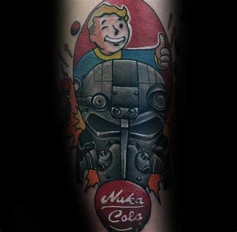 Fallout Tattoo Designs For Men Video Game Ideas