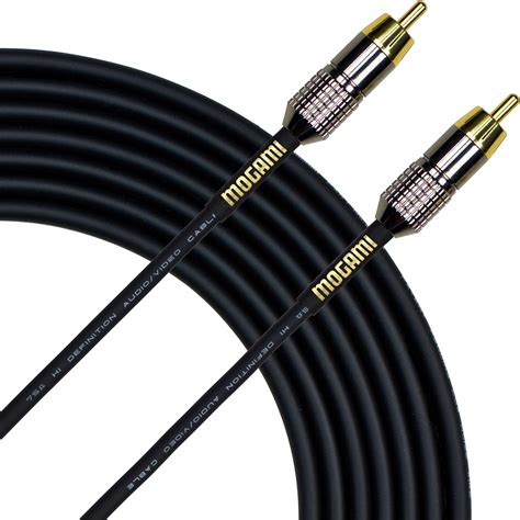 Mogami Gold RCA To RCA Audio Video Cable 20 GOLDRCARCA20 B H