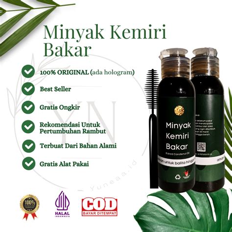 Jual Minyak Kemiri Bakar Asli Bali Original Bpom Penumbuh Rambut