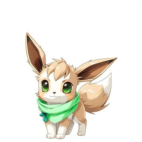 Eevee in a Detailed Japanese House with Green Scarf | Stable Diffusion ...