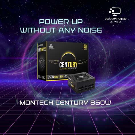 Montech Century W Gold Full Modular Psu Computers Tech Parts