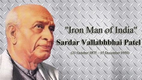 Sardar Vallabhbhai Patel Iron Man Of India Ritiriwaz