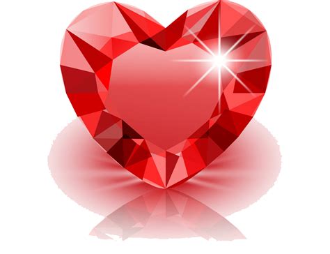 Read Heart Diamond Png Transparent Clipart World