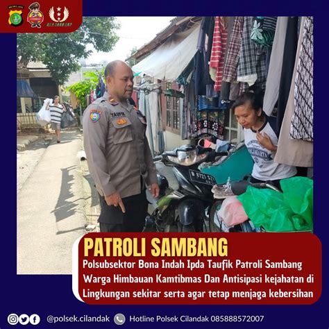 Polsek Cilandak On Twitter Polsubsektor Bona Indah Ipda Taufik