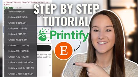 How To Create An Etsy Listing With Multiple Products Utilizing Printify Youtube