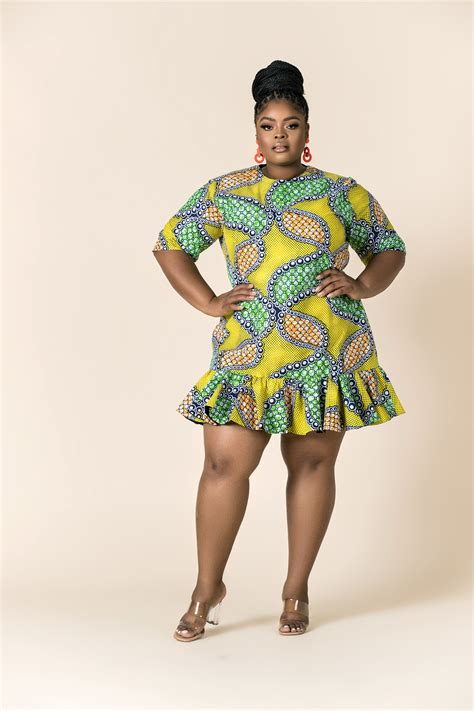 Gorgeous Plus Size Ankara Dress African Print Fashion African Print Fashion Dresses Short