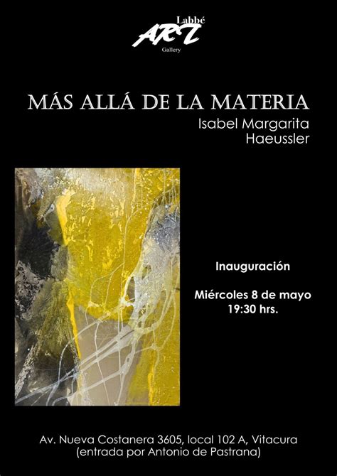 Exposición Isabel Margarita Haeussler Fundación Artlabbé