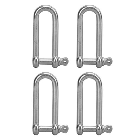 6mm U Shape Stainless Steel Shackles Extendable Rope Lifting Shackles