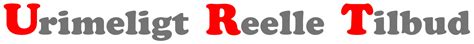 Urimeligt Reelle Tilbud : Urt.dk
