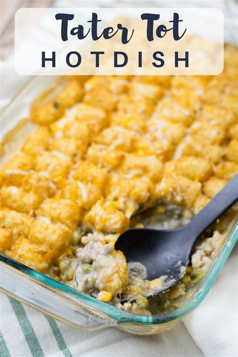 Tater Tot Hotdish Cookbooks And Coffee