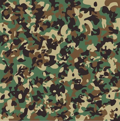 Us Woodland Camouflage Pattern — Stock Vector © Delpieroo 63375707