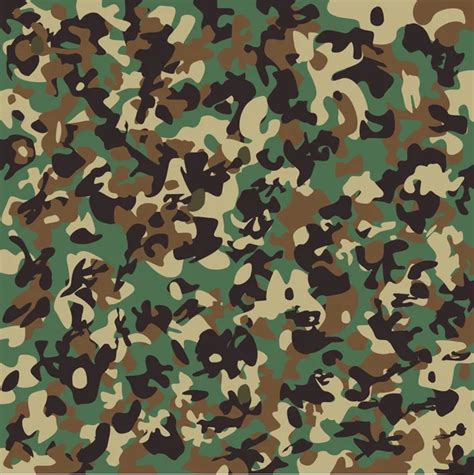 US Woodland camouflage pattern. Stock Vector Image by ©delpieroo #63375707