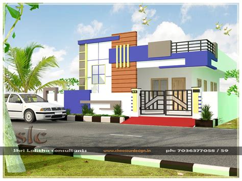 East Facing Elevation Single Floor House Design House Balcony Design