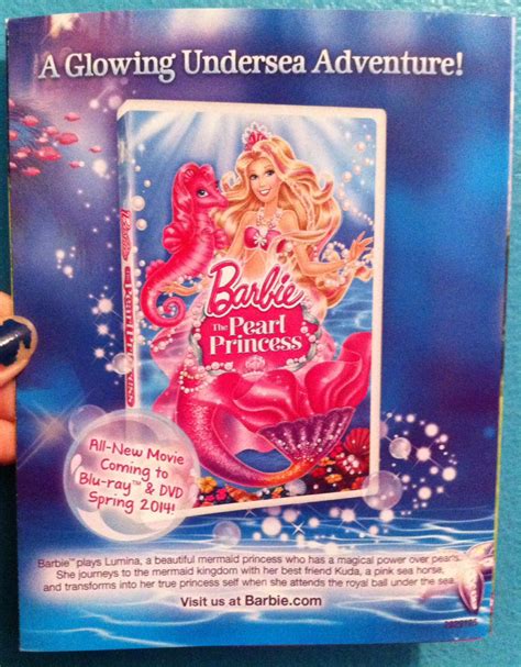 Barbie The Pearl Princess Dvd And Bluray Spring Barbie Movies