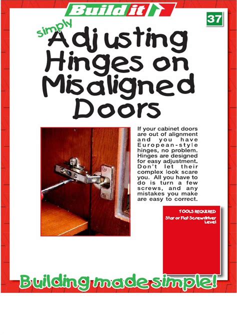 PDF Adjusting Hinges DOKUMEN TIPS