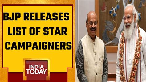 Karnataka Election News Bjp Releases List Of Star Campaigners Pm Modi