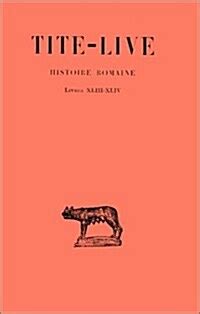 알라딘 Tite Live Histoire Romaine Tome XXXII Livres XLIII XLIV Paperback