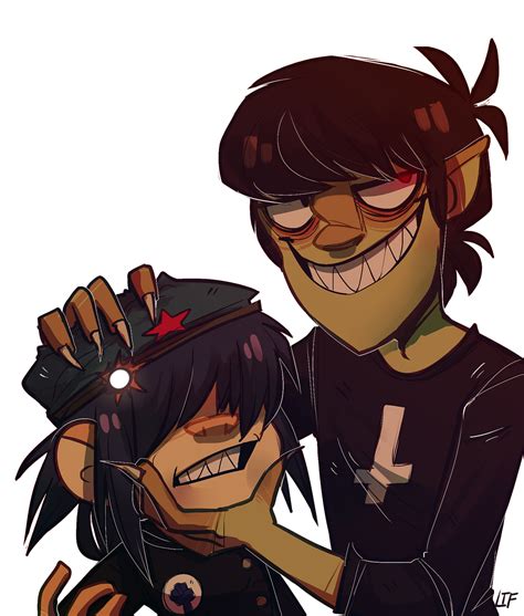 Gorillaz Noodle And Murdoc