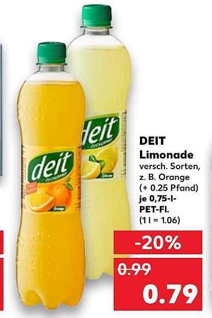 Deit Limonade Angebot Bei Kaufland