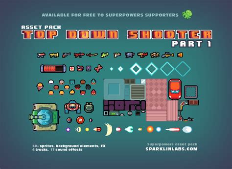 Top Down Shooter Sprites