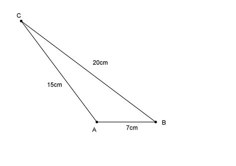 W Trojkacie Abc Dane Sa Ab Cm Bc Dm Ca Cm Okresl Ktory Kat