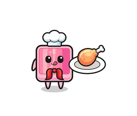 Perfume Fried Chicken Chef Cartoon Character 5399009 Vector Art At Vecteezy