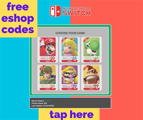 Free Nintendo Switch Games Codes Unused 50 Free Eshop Codes Free