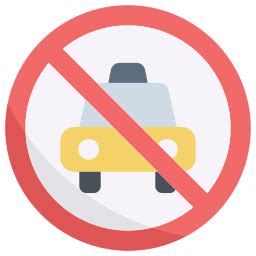 Sin taxi Iconos gratis de señalización